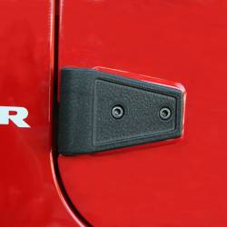 Rugged Ridge - Rugged Ridge 11202.04 Door Hinge Cover Kit Textured Black for Jeep Wrangler - Image 1