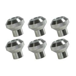 Rugged Ridge 11420.01 Billet Aluminum Dash Knob Set Aluminum for Jeep CJ