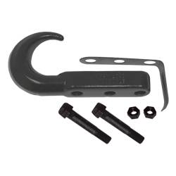Rugged Ridge 11236.02 Front Tow Hook Black for 42-02 Jeep CJ/Wrangler