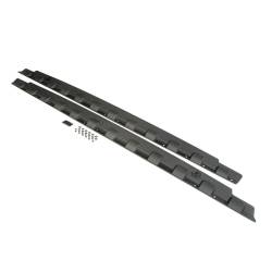 Rugged Ridge - Rugged Ridge 11651.12 Body Armor Rocker Guard Kit Black for 07-18 Wrangler 4DR - Image 1