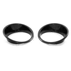 Rugged Ridge 12419.25 Headlight Bezels Black for 07-18 Jeep Wrangler JK
