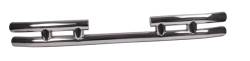 Rugged Ridge 11573.03 3" Double Tube Rear Bumper Stainless Steel for Wrangler