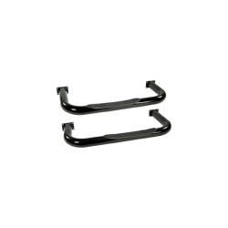 Rugged Ridge 11590.01 3" Round Tube Side Steps Black for Jeep CJ5
