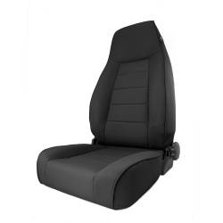Rugged Ridge 13412.15 High-Back Front Seat Reclinable Blk Denim for Wrangler