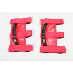 Rugged Ridge 13505.03 Ultimate Grab Handles Red for Jeep CJ & Wrangler