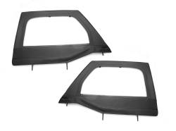 Rugged Ridge - Rugged Ridge 13711.15 Upper Soft Door Kit Front Black Diamond for Wrangler - Image 1