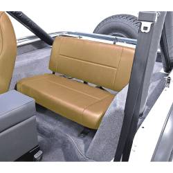 Rugged Ridge - Rugged Ridge 13461.04 Fixed Rear Seat Tan for Jeep CJ & Wrangler - Image 3