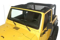 Rugged Ridge - Rugged Ridge Eclipse Sun Shade Front/Rear Black for Wrangler TJ 13579.08 - Image 1