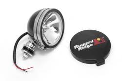 Rugged Ridge - Rugged Ridge 15207.01 6" Halogen Light Black Steel Housing - Image 1