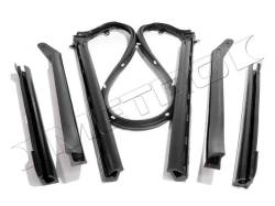 Metro Moulded Parts - Metro Moulded RR 1500 Convertible Top Roof Rail Seal w/Attached Header - Image 1