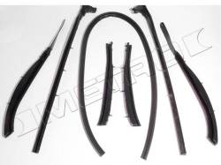 Metro Moulded Parts - Metro Moulded RR 1809 Convertible Top Roof Rail Seal - Image 1