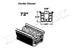 Metro Moulded Parts - Metro Moulded WC 11-72 Door Window Sweeper Seal - Image 1