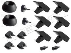Metro Moulded Parts - Metro Moulded SBK 210 Snap In Hood Stop Bumper Kit - Image 1