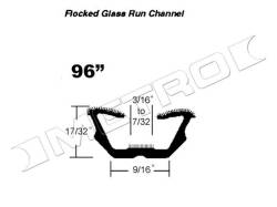 Metro Moulded Parts - Metro Moulded WC 22-96 Door Window Sweeper Seal - Image 1