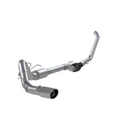 MBRP Exhaust - MBRP S6240409 T409 4" Turbo Back Single Side Exit w/Muffler 03-07 F350/450/550 - Image 1