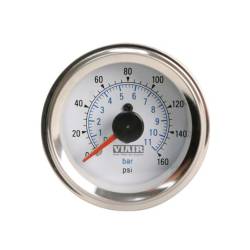 Viair - Viair 90083 Gauge 160 PSI Max Air Pressure Gauge w/1/4 OD Fittings - Image 1