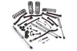JKS JSPEC147KFA 3.5" Lift Std Coils Fox 2.0 Adv Flex End for 18-26 Jeep JL 2DR