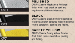 Carr - CARR 101241 Hoop-II XP3 Black Powder Coat Steps Pair - Image 2