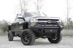 Fab Fours - Fab Fours CH14-Q3062-1 Elite Front Ranch Bumper for 15-19 Chevy Silverado 2500HD - Image 1