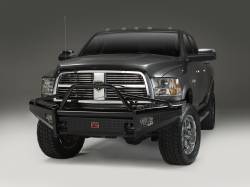 Fab Fours - Fab Fours DR10-S2962-1 Black Steel Front Ranch Bumper - Image 1