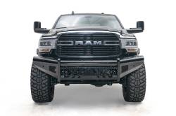 Fab Fours - Fab Fours DR19-S4461-1 Black Steel Front Bumper for 19-24 RAM 2500/3500 - Image 1