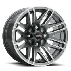 Vision Wheel 112 Assault 12x8 4x136 -10.2mm Gunmetal/Machined 112-128136GMMF4