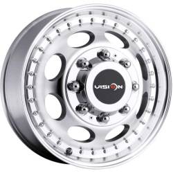 Vision Wheel 181Z Hauler 19.5x6.75 8x170 102mm Machined 181Z9670MF