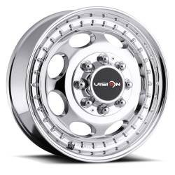 Vision Wheel 181Z Hauler 19.5x6.75 8x6.5 102mm Chrome 181Z9681CF121