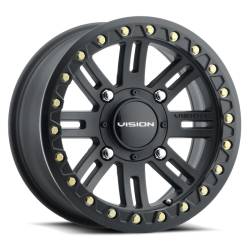 Vision Wheel 356 Manx 2 14x7 4x110 13mm Satin Black 356BL147110SBBR44