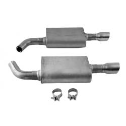 Dynomax - Dynomax 2.25" Axle-Back Exhaust System 409 Stainless Steel 39502 - Image 1