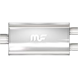 MagnaFlow 12594 Straight-Through Muffler 4/3" Center/Dual 5x22x11 Body