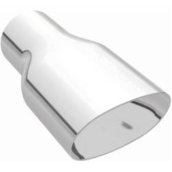 MagnaFlow Exhaust Products - MagnaFlow 35171 Single Polished Exhaust Tip 3" Inlet/3.25 x 4.75" Outlet Oval - Image 2