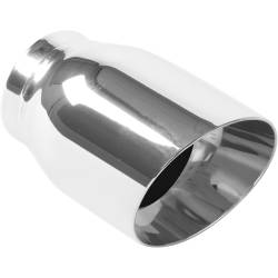 MagnaFlow 35225 Exhaust Tail Pipe Tip 2.5" Inlet/3.5" Outlet x 12" L Polished