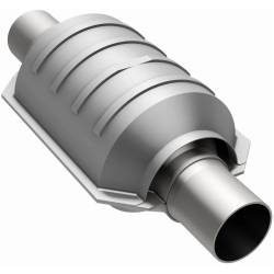 MagnaFlow Exhaust Products - MagnaFlow 53104 Standard Grade Universal Catalytic Converter 8"L x 4.75"W Round - Image 2