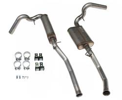 JBA 40-2543 2.5" Split Header Back Exhaust System for 66-77 Bronco 289/302 V8