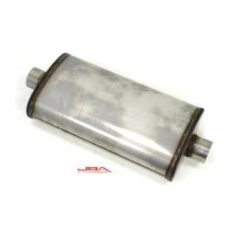 JBA Headers 40-302201 3" Center/Center Chambered 304 SS Muffler Universal