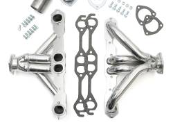 Hedman Hedders - Hedman 68406 Silver 1.625" Block Hugger Headers for SB Chevy w/Angle-Plugs - Image 2