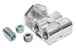 Trans-Dapt Performance - Trans-Dapt 1045 Single Remote Oil Filter Base 1/2" NPT PortsPH8A Or Equivalent - Image 1