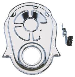 Trans-Dapt Performance - Trans-Dapt 4935 Timing Chain Cover w/Tab Chrome 65-90 Chevy 396-454 - Image 1