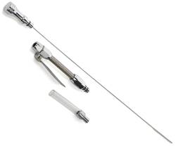 Trans-Dapt Performance - Trans-Dapt 8141 Aluminum Oil Pan Dipstick Braided Tube 55-79 SB Chevy 283-350 - Image 2