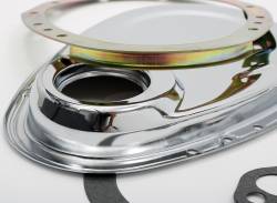 Trans-Dapt Performance - Trans-Dapt 8909 Timing Chain Cover Chrome Plated 2Pc SBC V8 Non-LT1 - Image 2