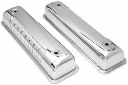Trans-Dapt Performance - Trans-Dapt 8986 Chrome OEM Reproduction Design Valve Covers 56-62 Ford Y-Block - Image 1