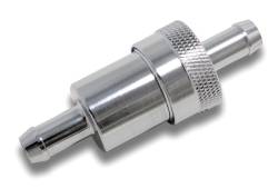Trans-Dapt Performance - Trans-Dapt 9407 3/8" Fuel Filter w/Bronze Element Chrome Not Fuel Injection - Image 1