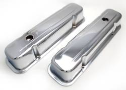 Trans-Dapt Performance - Trans-Dapt 9300 Chrome Traditional Design Valve Cover for 59-79 Pontiac 326/455 - Image 1
