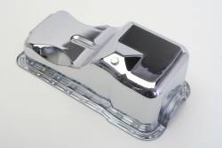 Trans-Dapt Performance - Trans-Dapt 9078 Chrome OEM Style Oil Pan Stock Capacity Ford 160/289 320W - Image 1