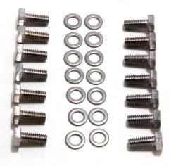 Trans-Dapt Performance - Trans-Dapt 9692 Chrome 5/16 18 x 3/4 Grade 5 Transmission bolts Hex Head 14Pc - Image 1