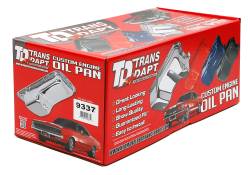 Trans-Dapt Performance - Trans-Dapt 9337 Chrome OEM Style Oil Pan Stock Capacity for Pontiac 265-455 - Image 2