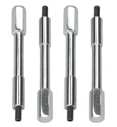 Trans-Dapt Performance - Trans-Dapt 9182 Chrome 1/4" -20 x 4-1/4" Hex Stud Style Valve Cover Bolts - Image 1