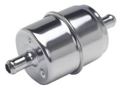 Trans-Dapt Performance - Trans-Dapt 9212 Chrome 5/16" Disposable Fuel Filter Not for Fuel Injection - Image 1