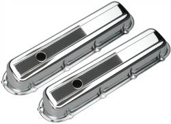 Trans-Dapt Performance - Trans-Dapt 9521 Traditional Valve Covers Short for 68-76 Cadillac 425-500 Chrome - Image 1